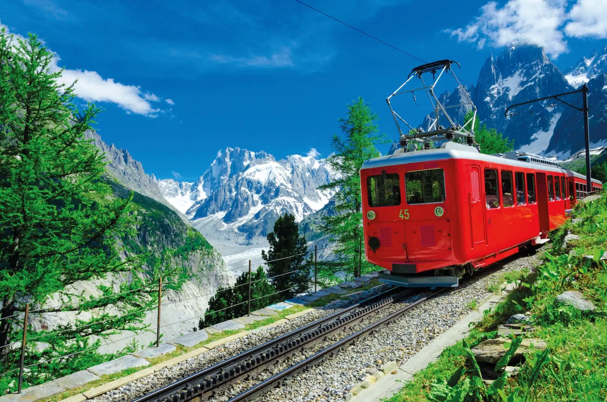 Schweiz, Zahnradbahn Mont Blanc